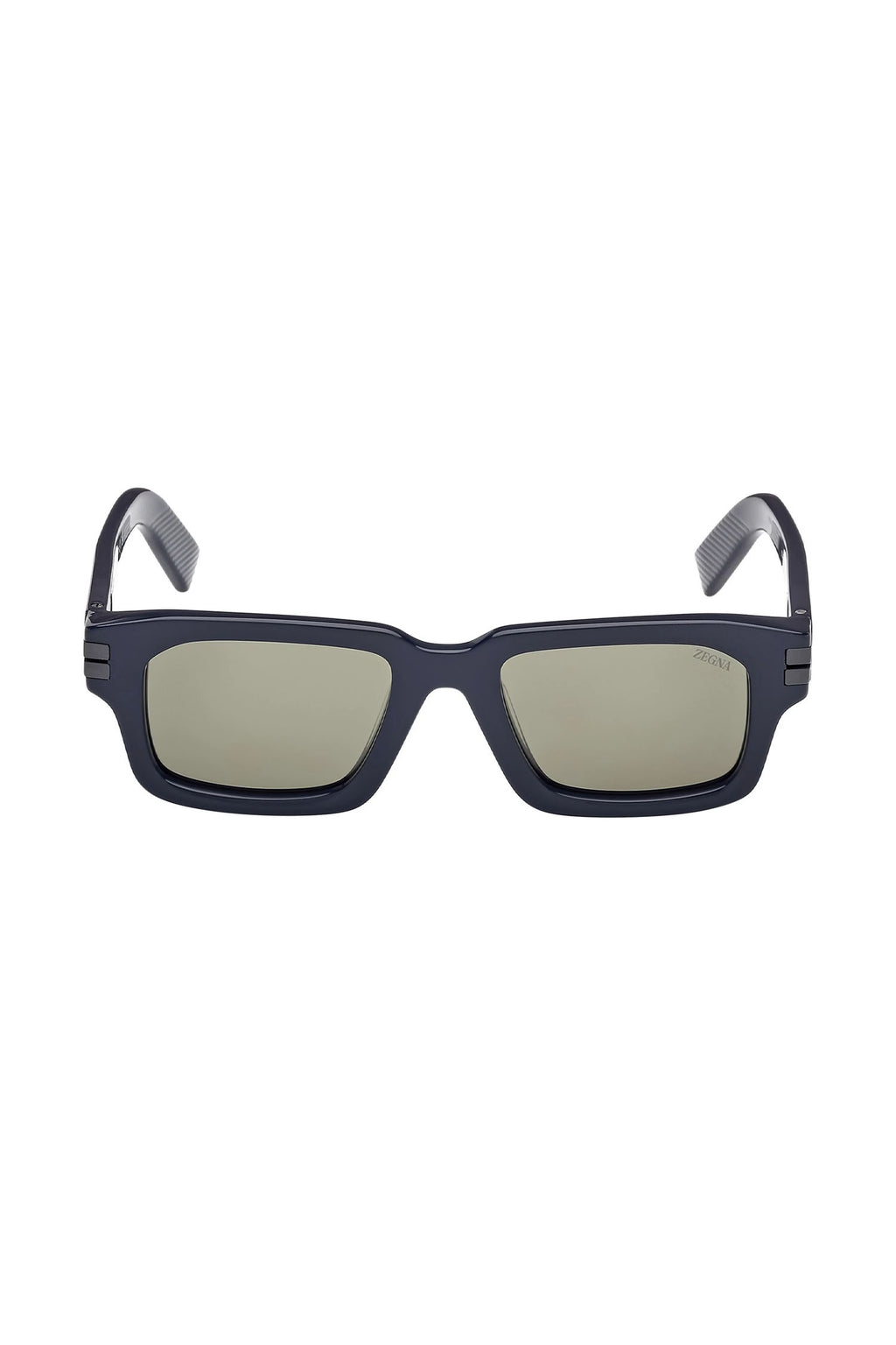 ZEGNA | EZ 0255 Rectangular Sunglasses | Navy