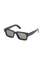 ZEGNA | EZ 0255 Rectangular Sunglasses | Navy