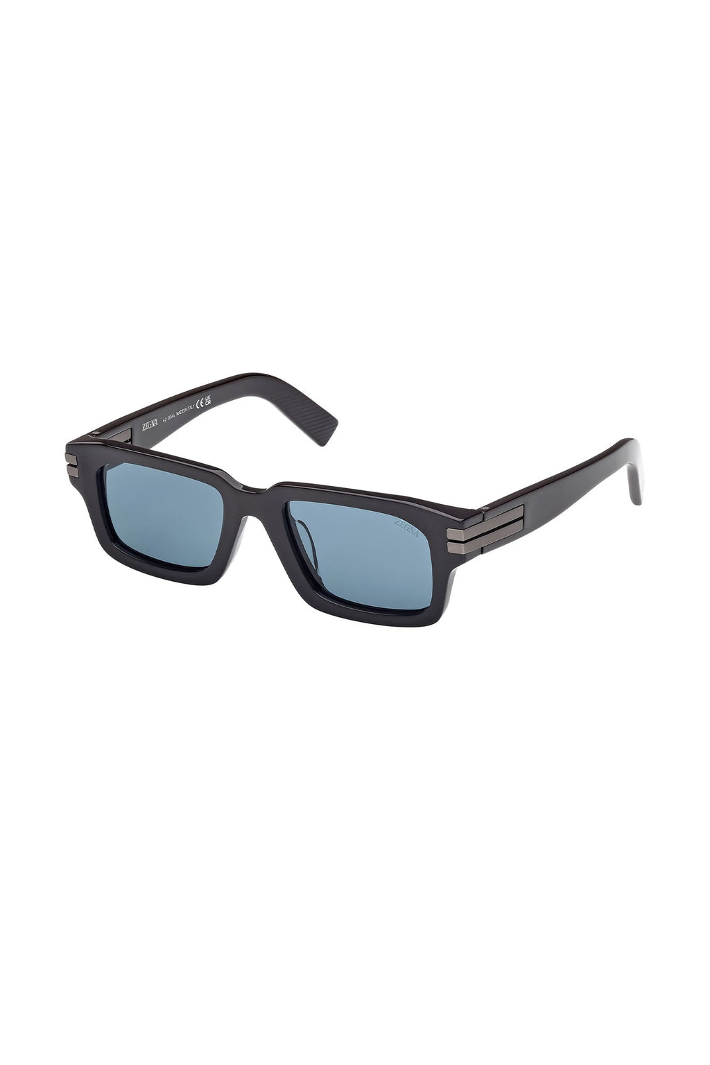 ZEGNA | EZ 0255 Rectangular Sunglasses | Chocolate