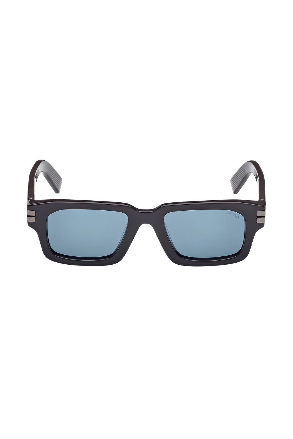 ZEGNA | EZ 0255 Rectangular Sunglasses | Chocolate