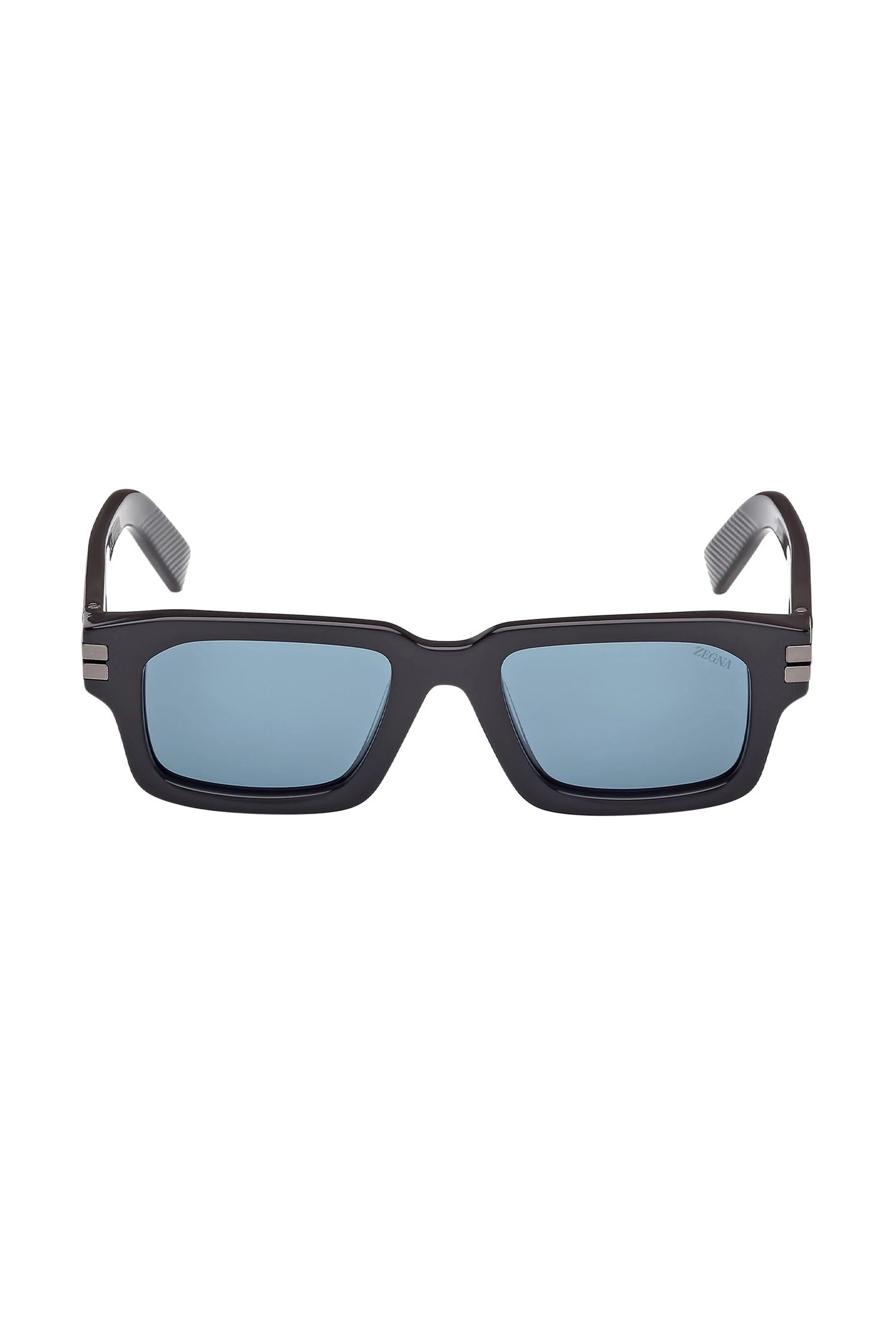 ZEGNA | EZ 0255 Rectangular Sunglasses | Chocolate
