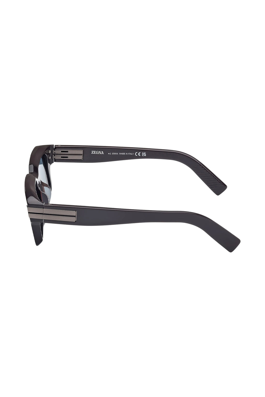 ZEGNA | EZ 0255 Rectangular Sunglasses | Chocolate