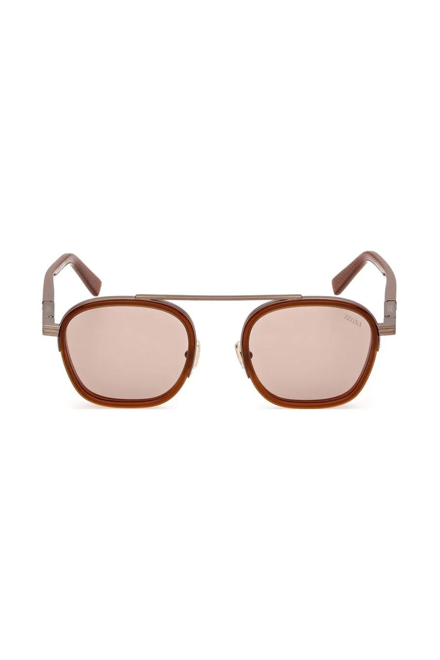 ZEGNA | EZ 0231 Metal Sunglasses | Tan