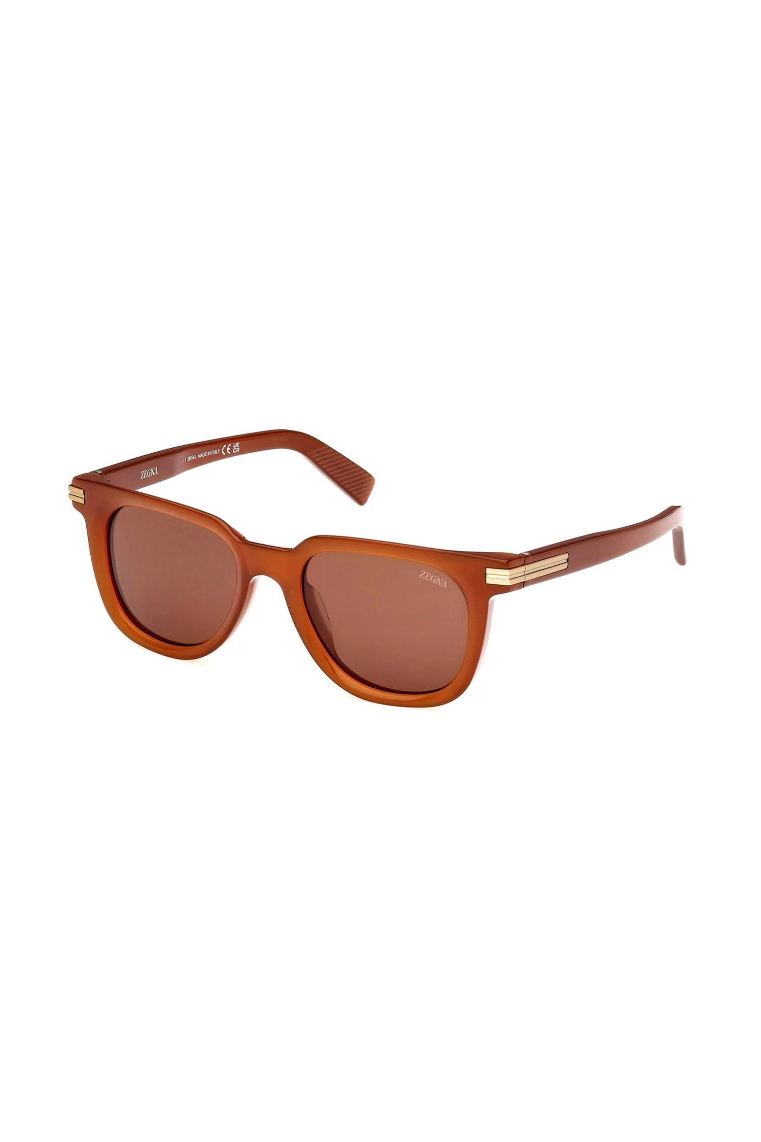 ZEGNA | EZ 0248 Square Sunglasses | Tan