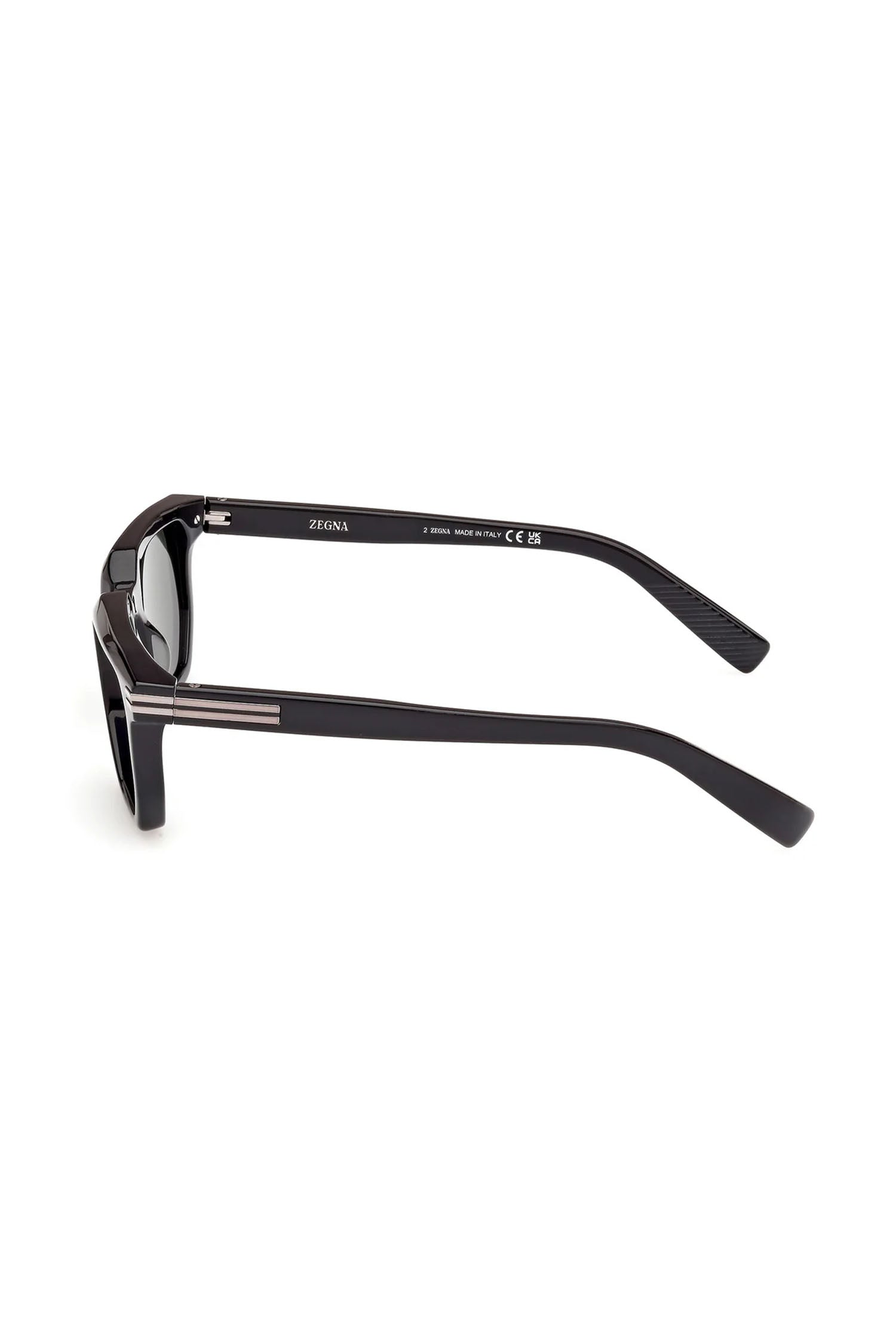 ZEGNA | EZ 0240 Rectangular Sunglasses | Black