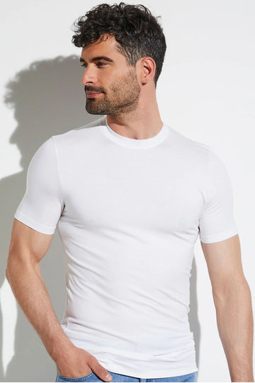 ZIMMERLI White Crew Neck Tee Shirt