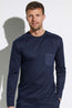 ZIMMERLI | Long Sleeve Crew Neck Pyjama Top | Navy