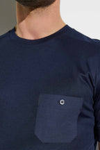 ZIMMERLI | Crew Neck Pyjama Top | Navy