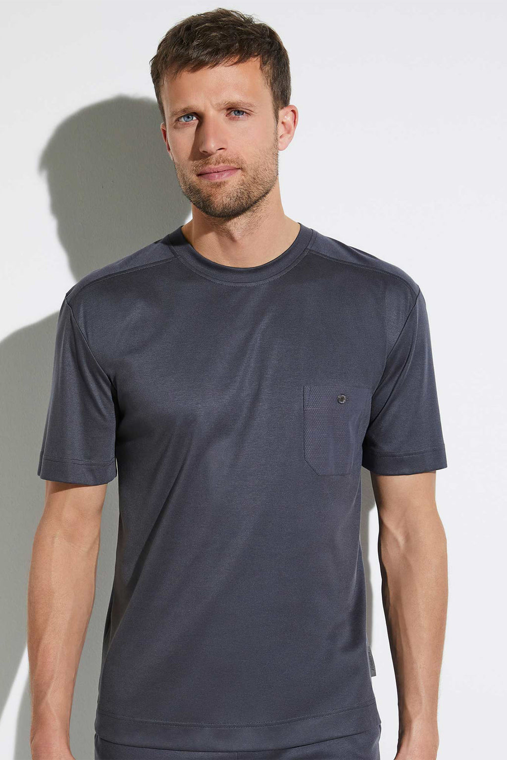 ZIMMERLI | Crew Neck Pyjama Top | Phantom