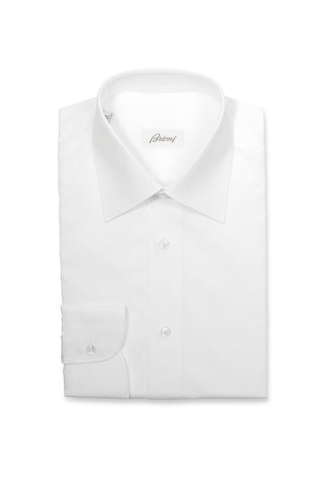 BRIONI White Cotton Brunico Shirt