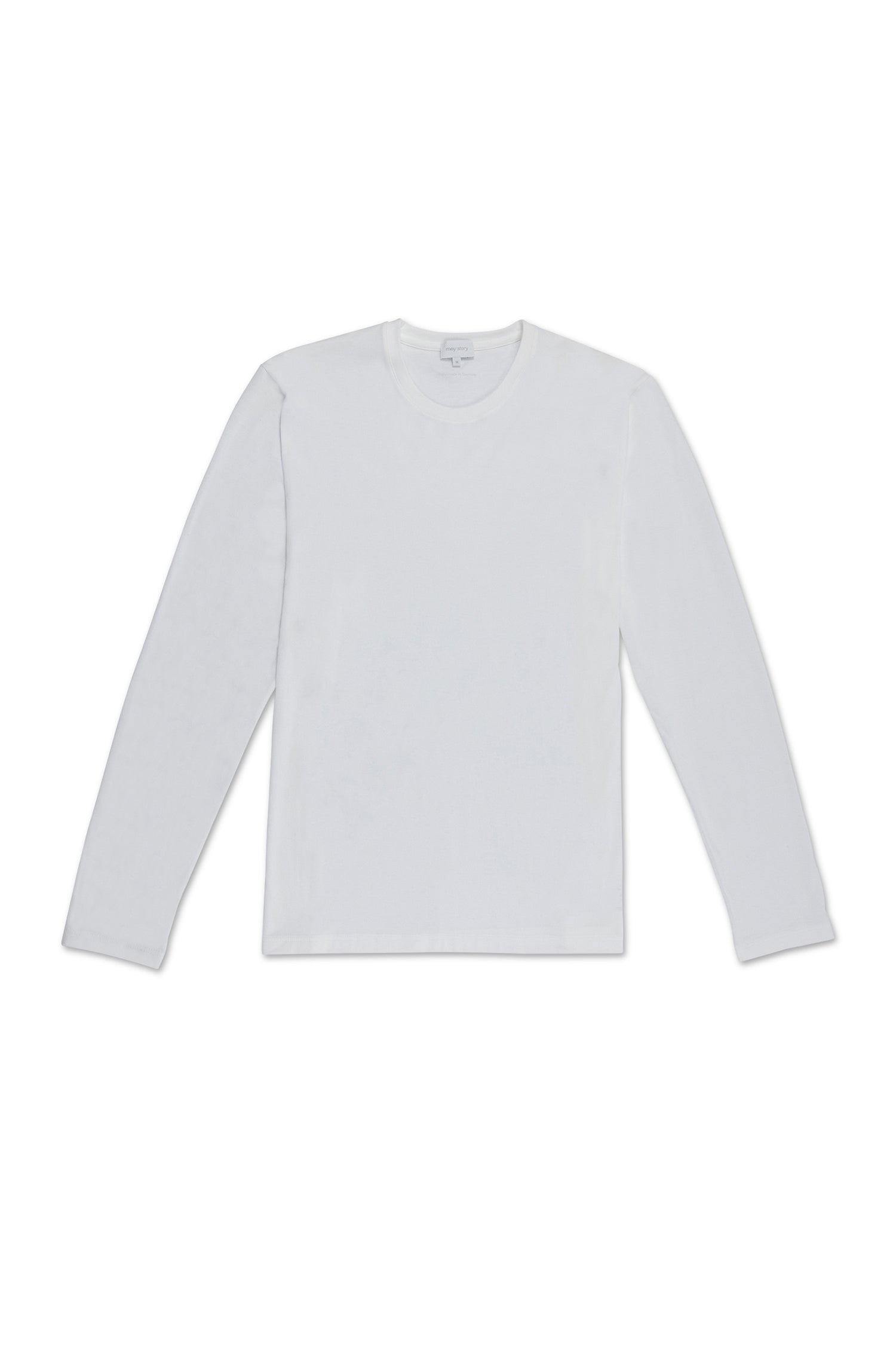 MEY STORY | Long Sleeve Pure Cotton T-Shirt | White