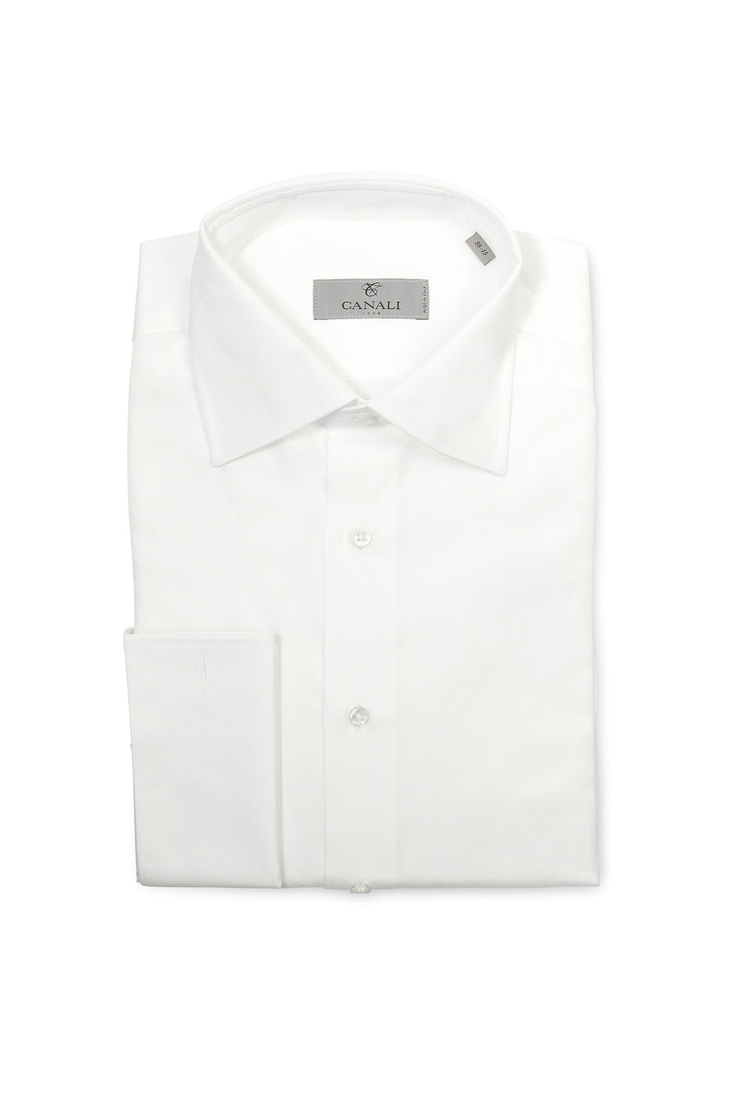 CANALI | French Cuff Cotton Shirt | White
