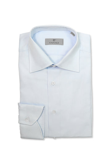 CANALI Blue Cotton Shirt