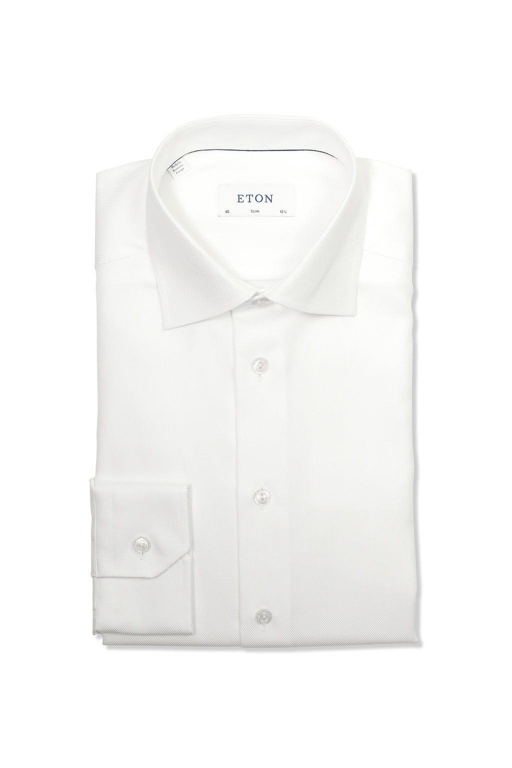 ETON | Slim Fit Cotton Shirt | White
