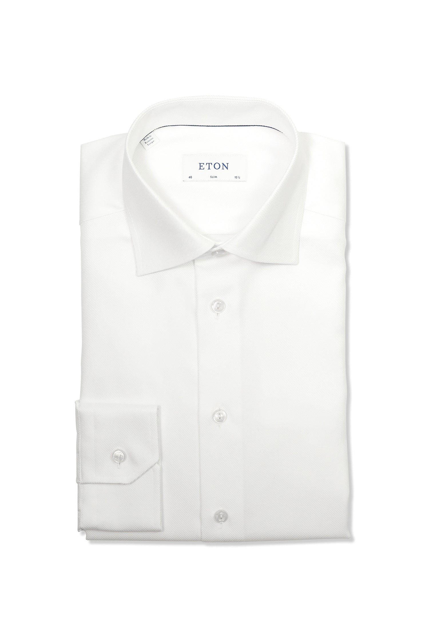 ETON | Slim Fit Cotton Shirt | White