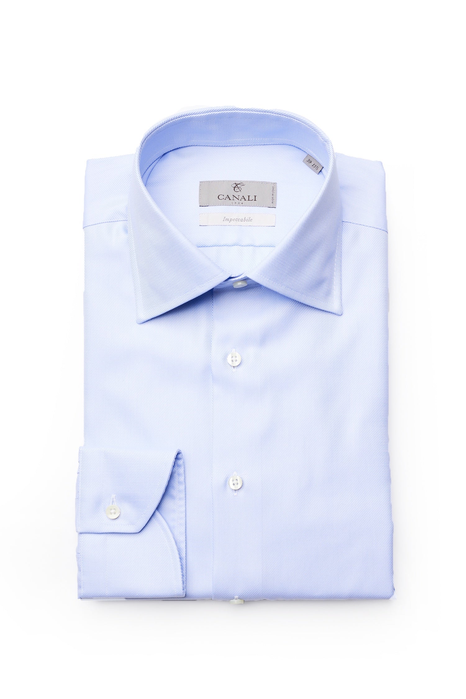 CANALI | Impeccabile Twill Shirt | Lilac-Blue