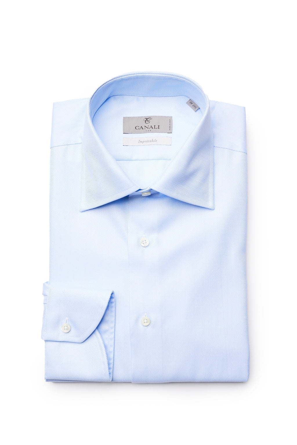 CANALI | Impeccabile Twill Shirt | Blue
