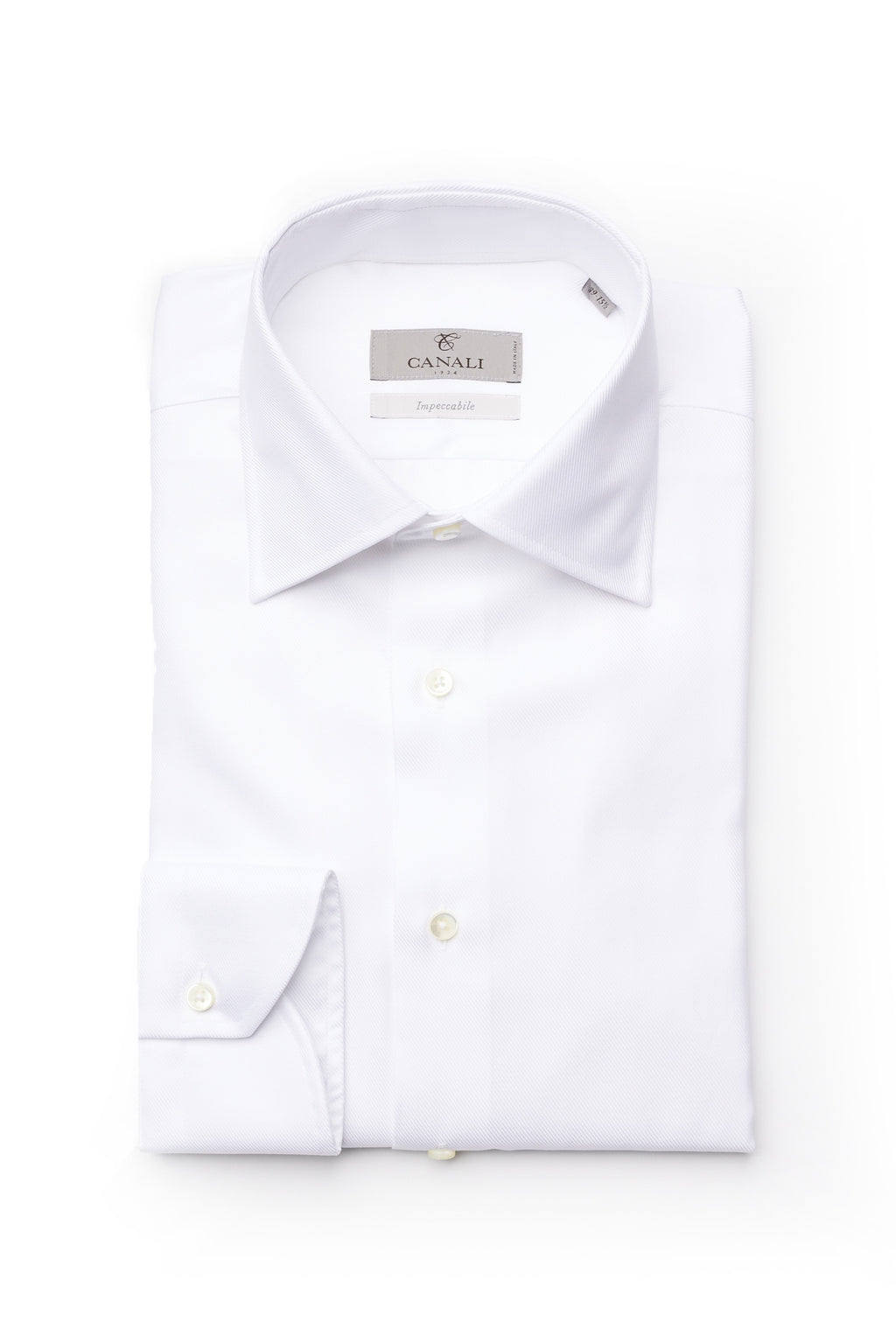 CANALI | Impeccabile Twill Shirt | White