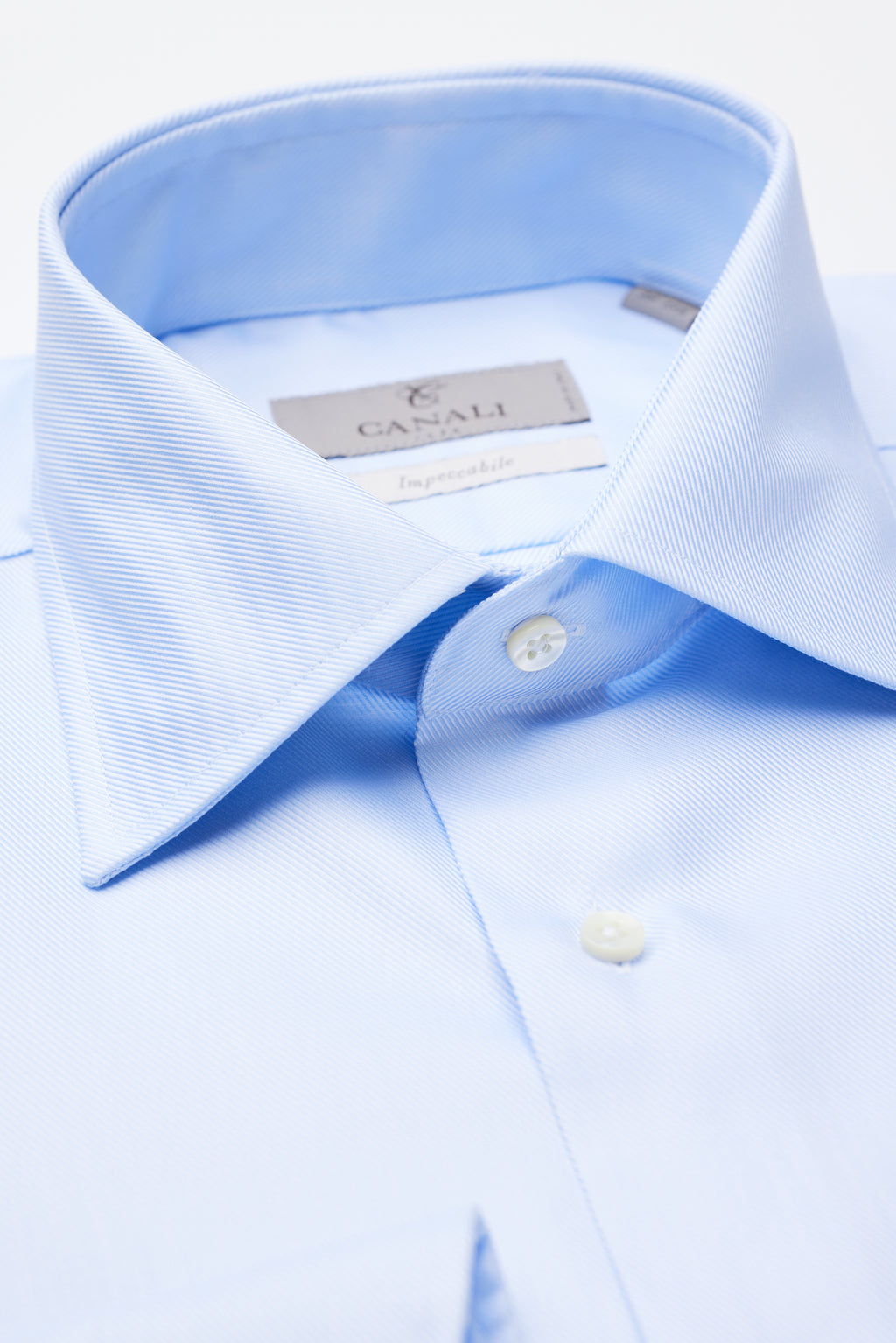 CANALI | Impeccabile Twill Shirt | Blue