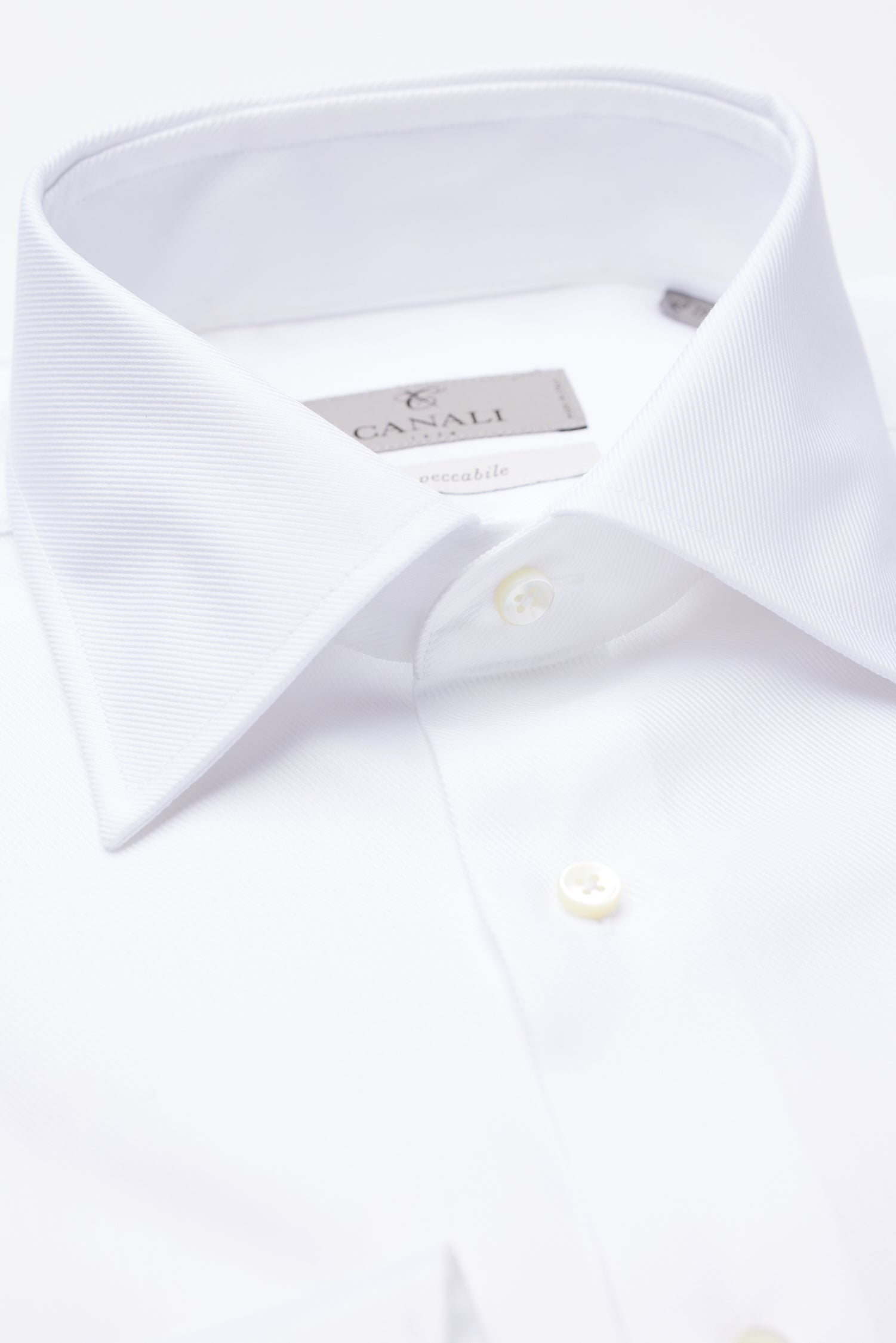 CANALI | Impeccabile Twill Shirt | White