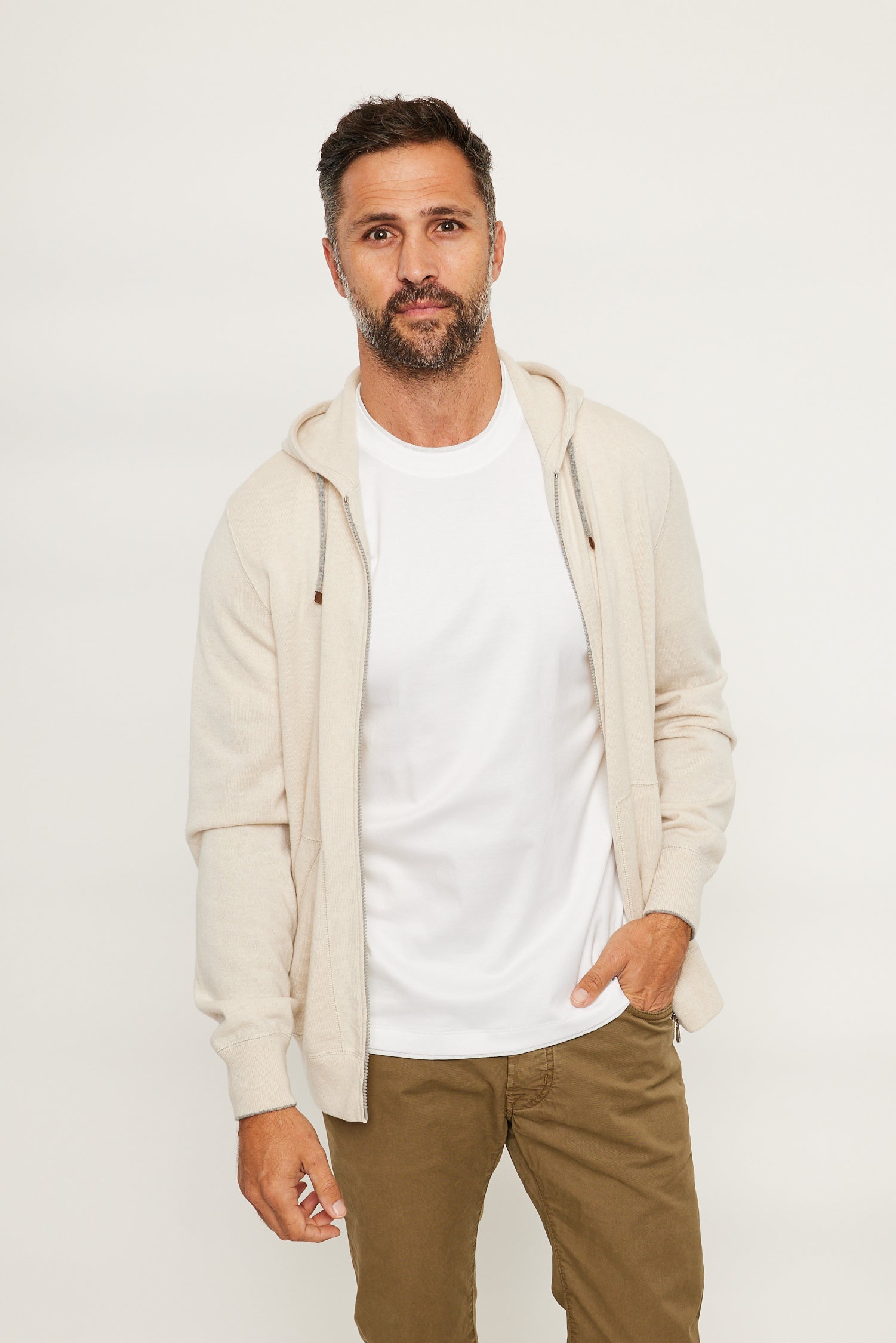BRUNELLO CUCINELLI | Cashmere Hoodie | Sand