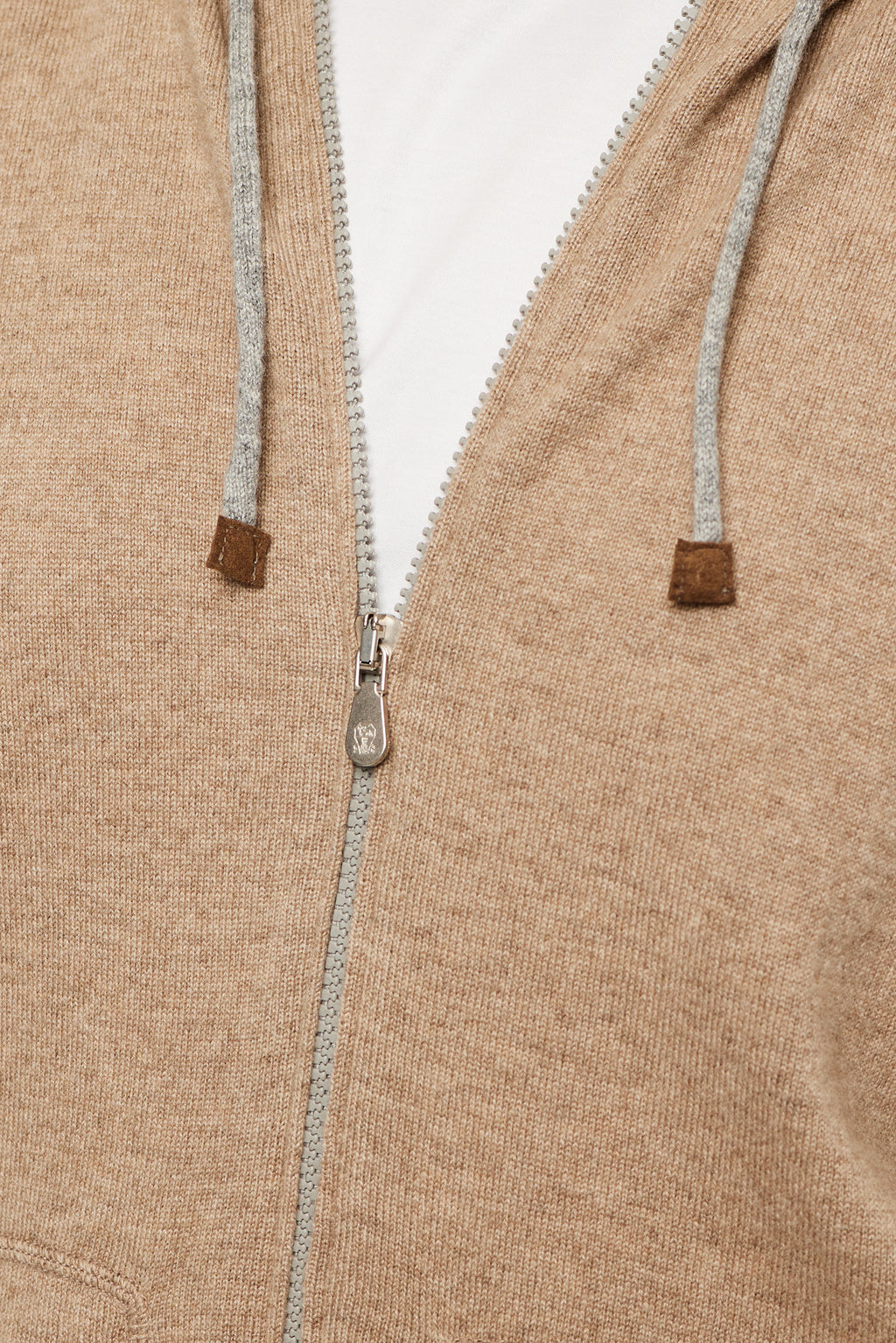 BRUNELLO CUCINELLI | Cashmere Hoodie | Light Brown
