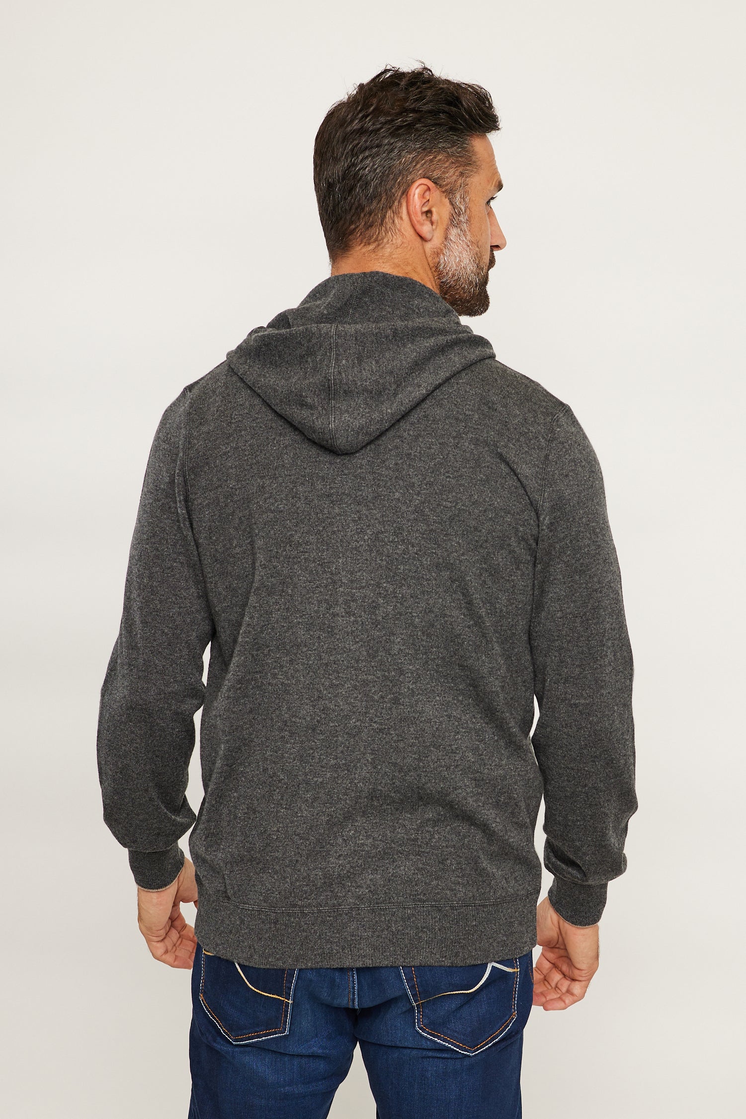 BRUNELLO CUCINELLI | Cashmere Hoodie | Dark Grey