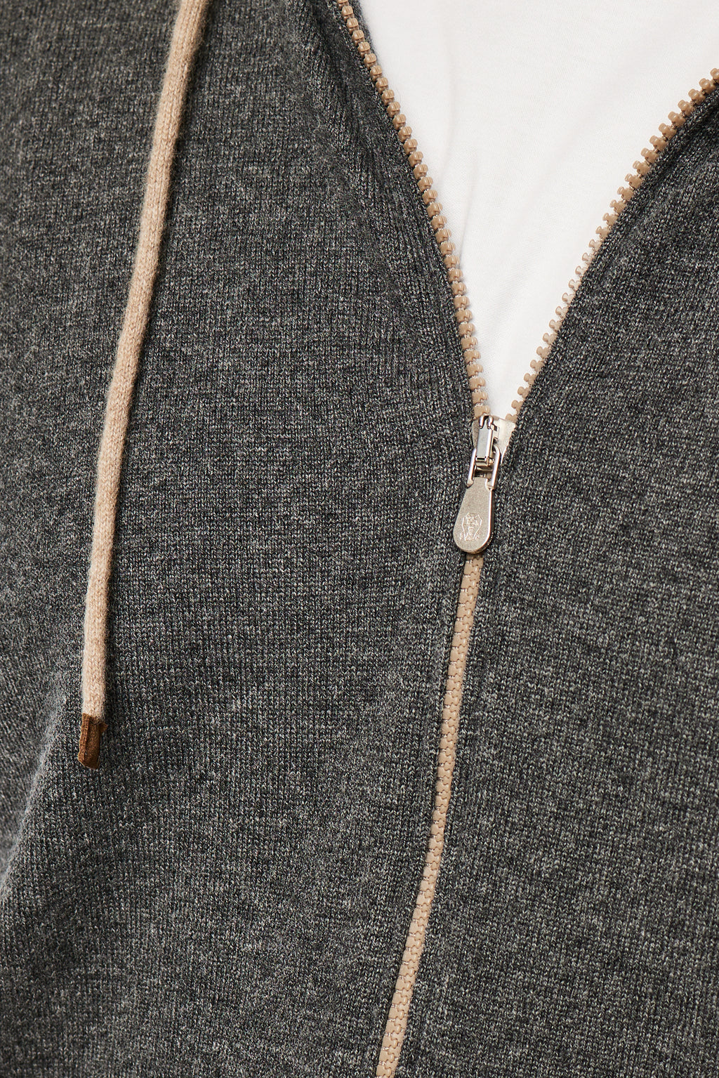 BRUNELLO CUCINELLI | Cashmere Hoodie | Dark Grey