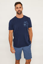 ETRO | T-Shirt With Embroidered Logo | Navy