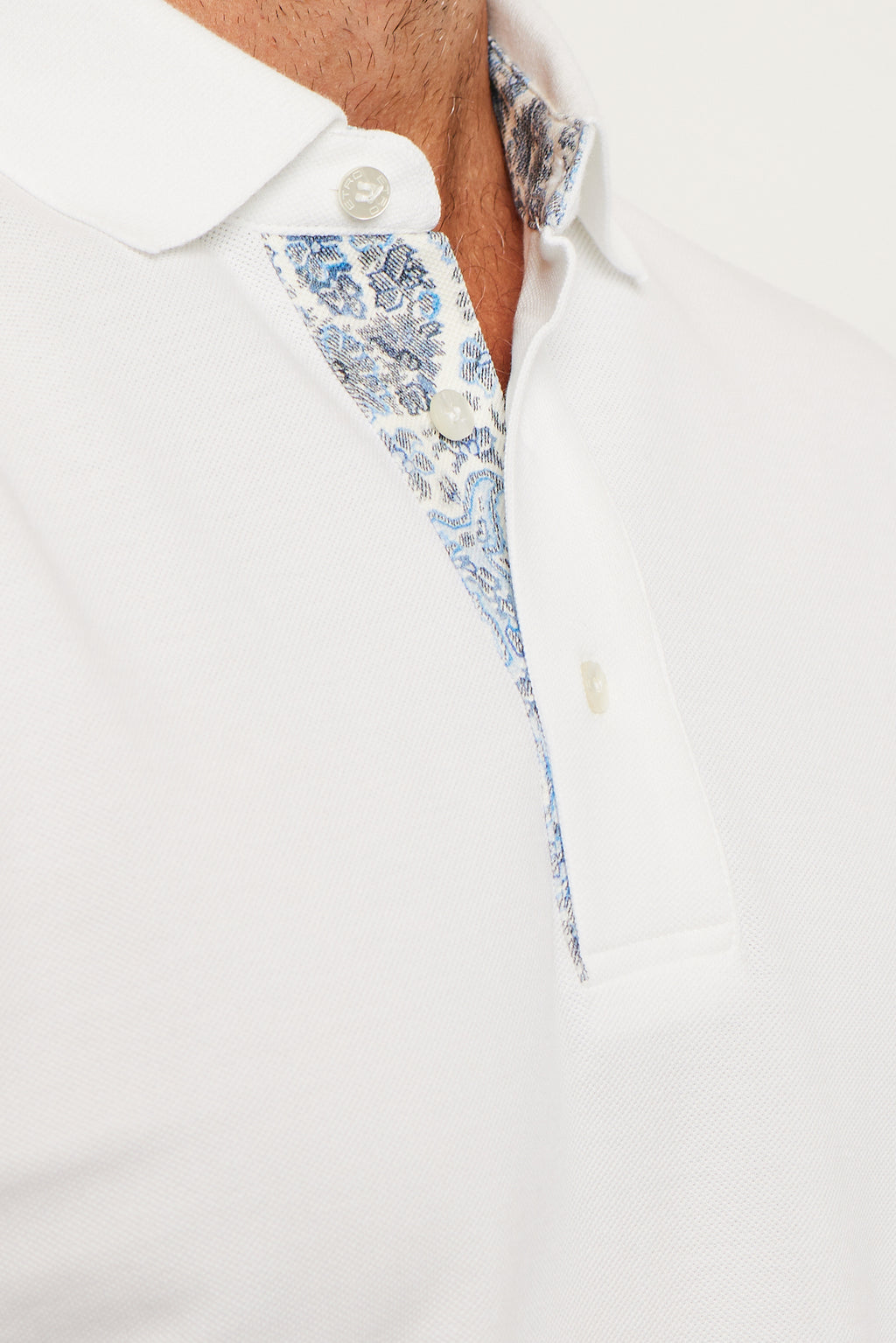 ETRO | Polo With Contrast Inner | White