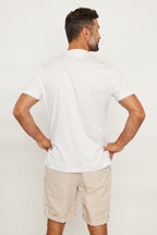 BRUNELLO CUCINELLI | T-Shirt With Trims & Logo | White