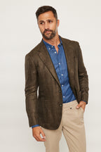 CANALI | Textured Ultralight Jacket | Khaki