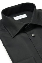 ETON | Slim Fit Cotton Shirt | Black