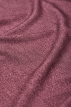 CANALI | Washed Wool-Silk V-Neck Knit | Wine