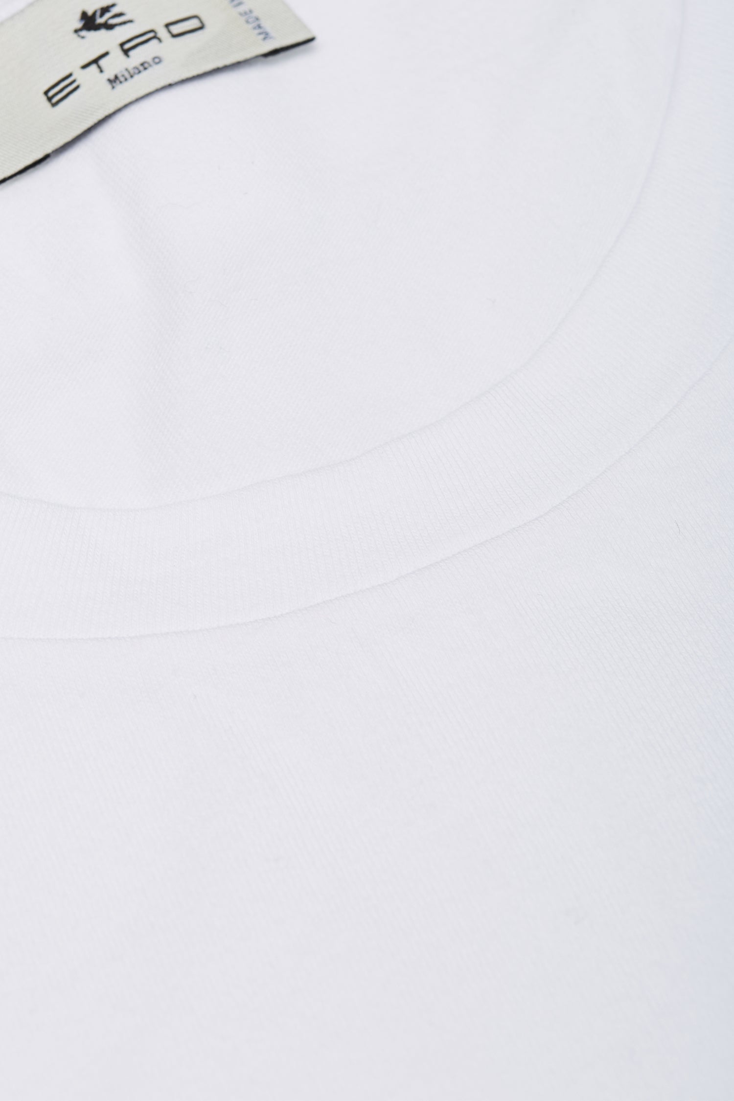 ETRO | T-Shirt With Embroidered Pegasus | White