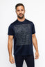 BRIONI | Printed T-Shirt Rome Street Map | Navy