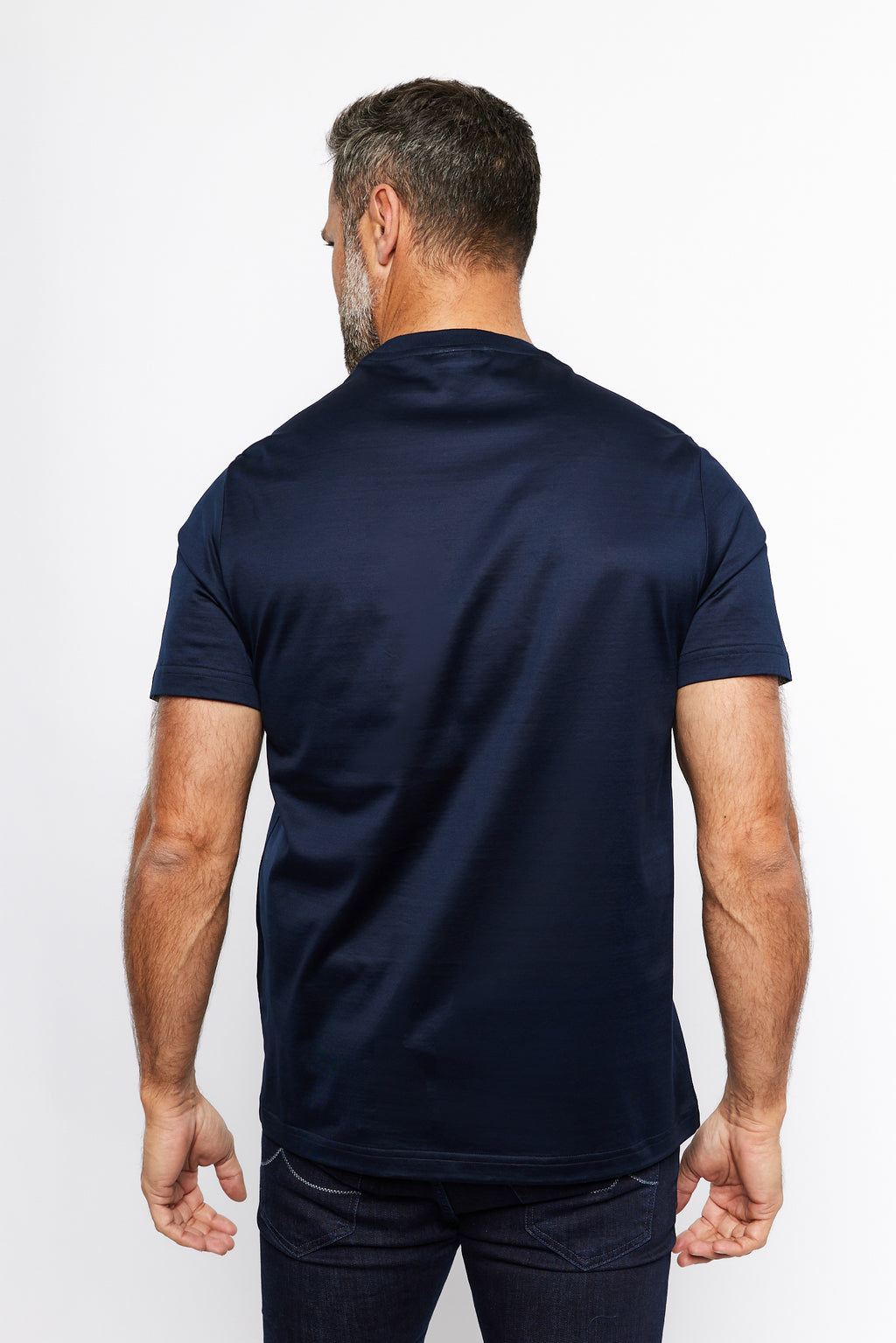 BRIONI | Printed T-Shirt Rome Street Map | Navy