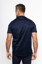 BRIONI | Printed T-Shirt Rome Street Map | Navy
