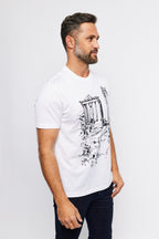 BRIONI | Rome Architecture Printed T-Shirt | White