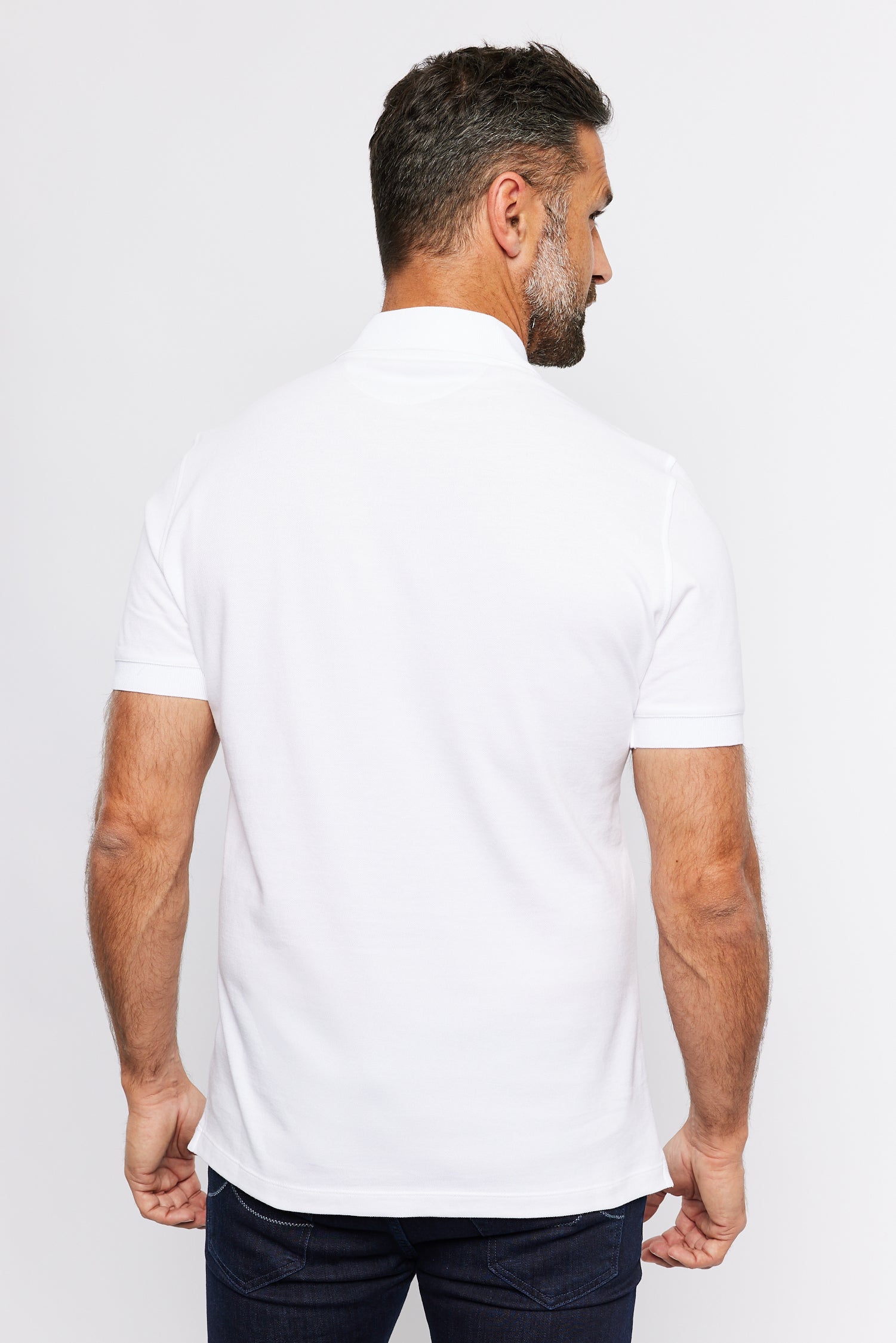 BRUNELLO CUCINELLI | Polo With Tape Detail In The Placket | White