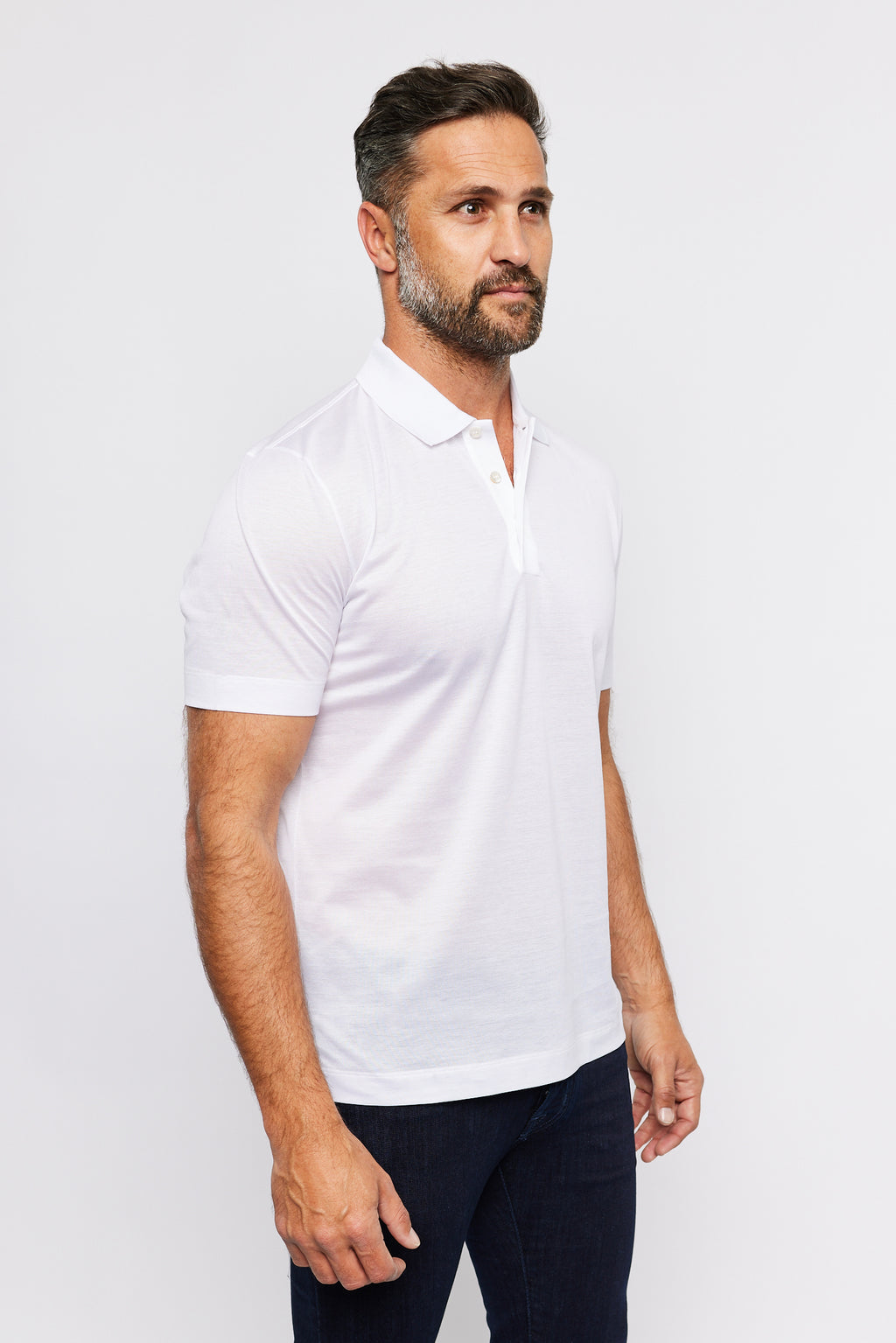 CANALI | Pique Polo | White