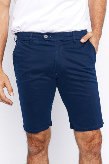 MMX Navy Cotton Shorts