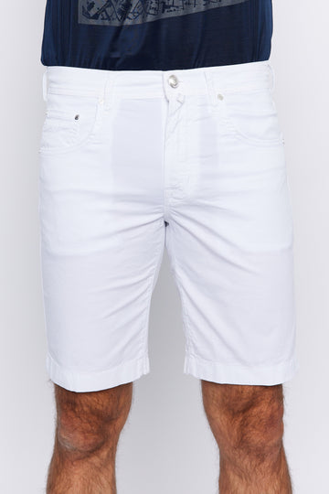 JACOB COHEN White Cotton Shorts