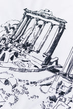 BRIONI | Rome Architecture Printed T-Shirt | White