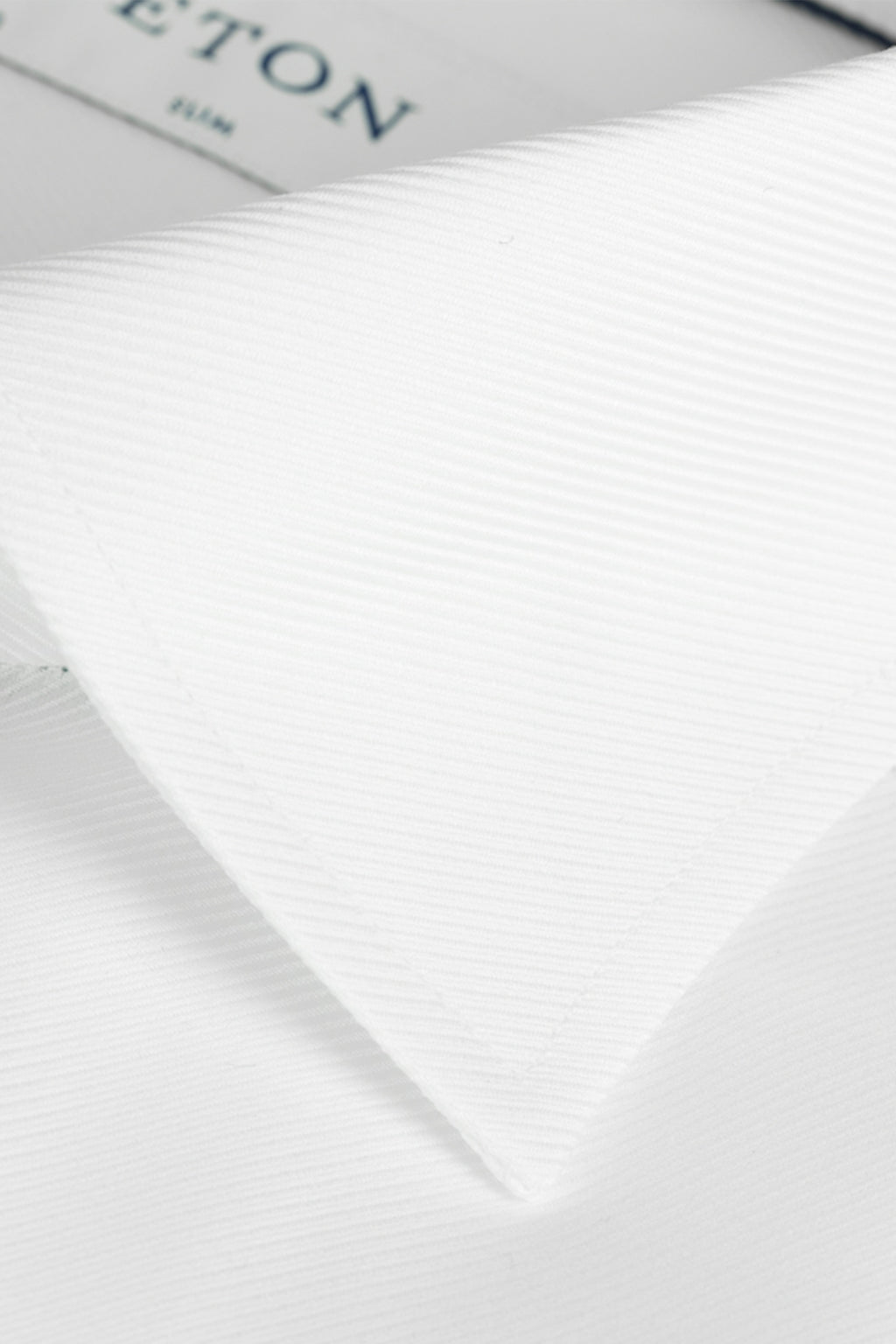 ETON | French Cuff Slim Fit Cotton Shirt | White