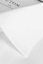 ETON | French Cuff Slim Fit Cotton Shirt | White