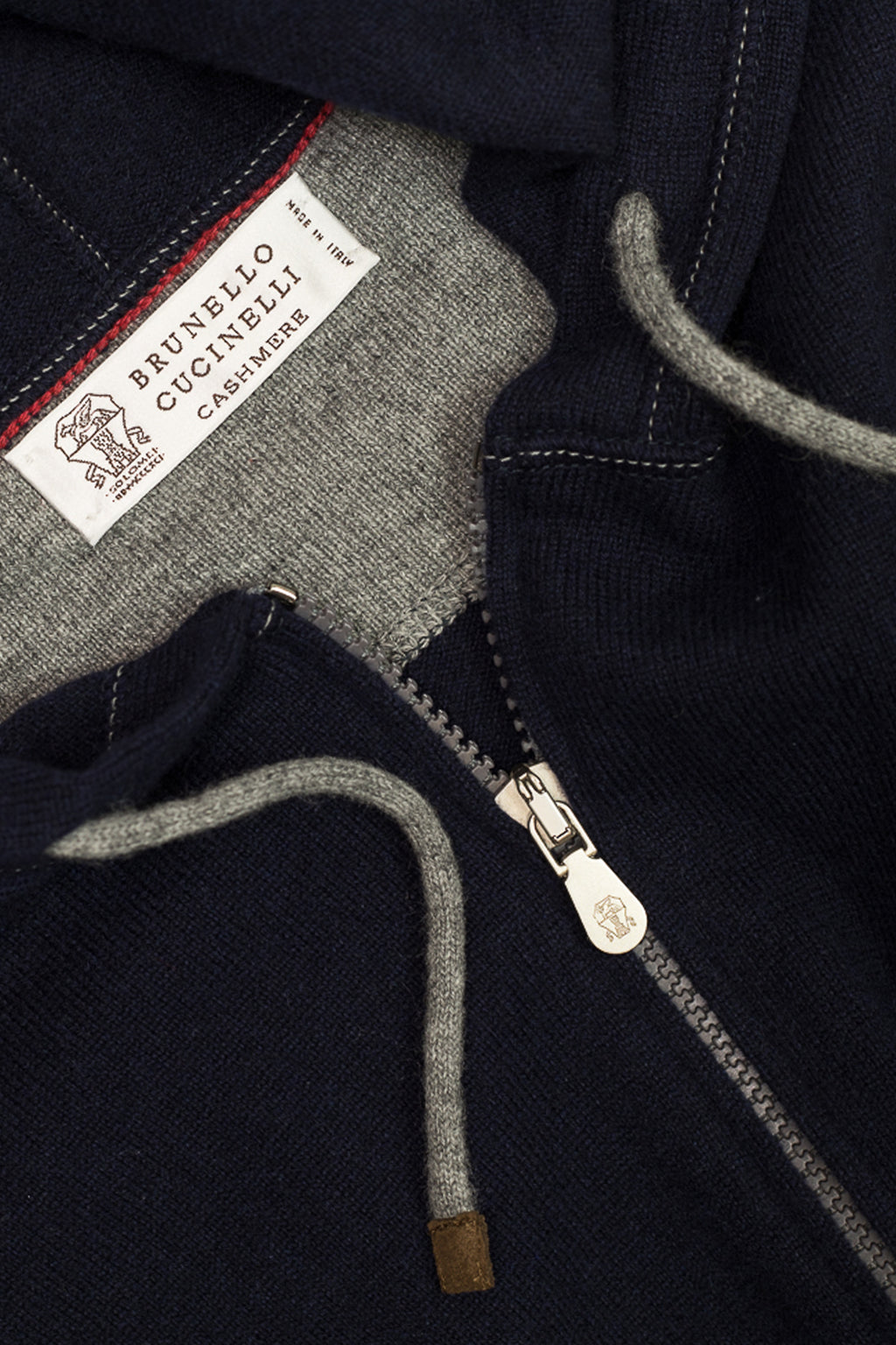 BRUNELLO CUCINELLI | Cashmere Hoodie | Navy