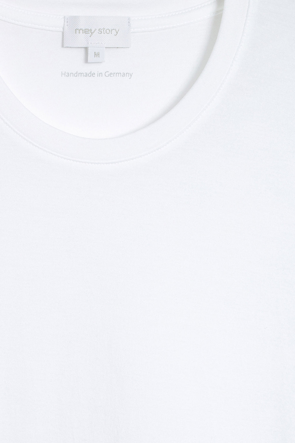 MEY STORY | Long Sleeve Pure Cotton T-Shirt | White
