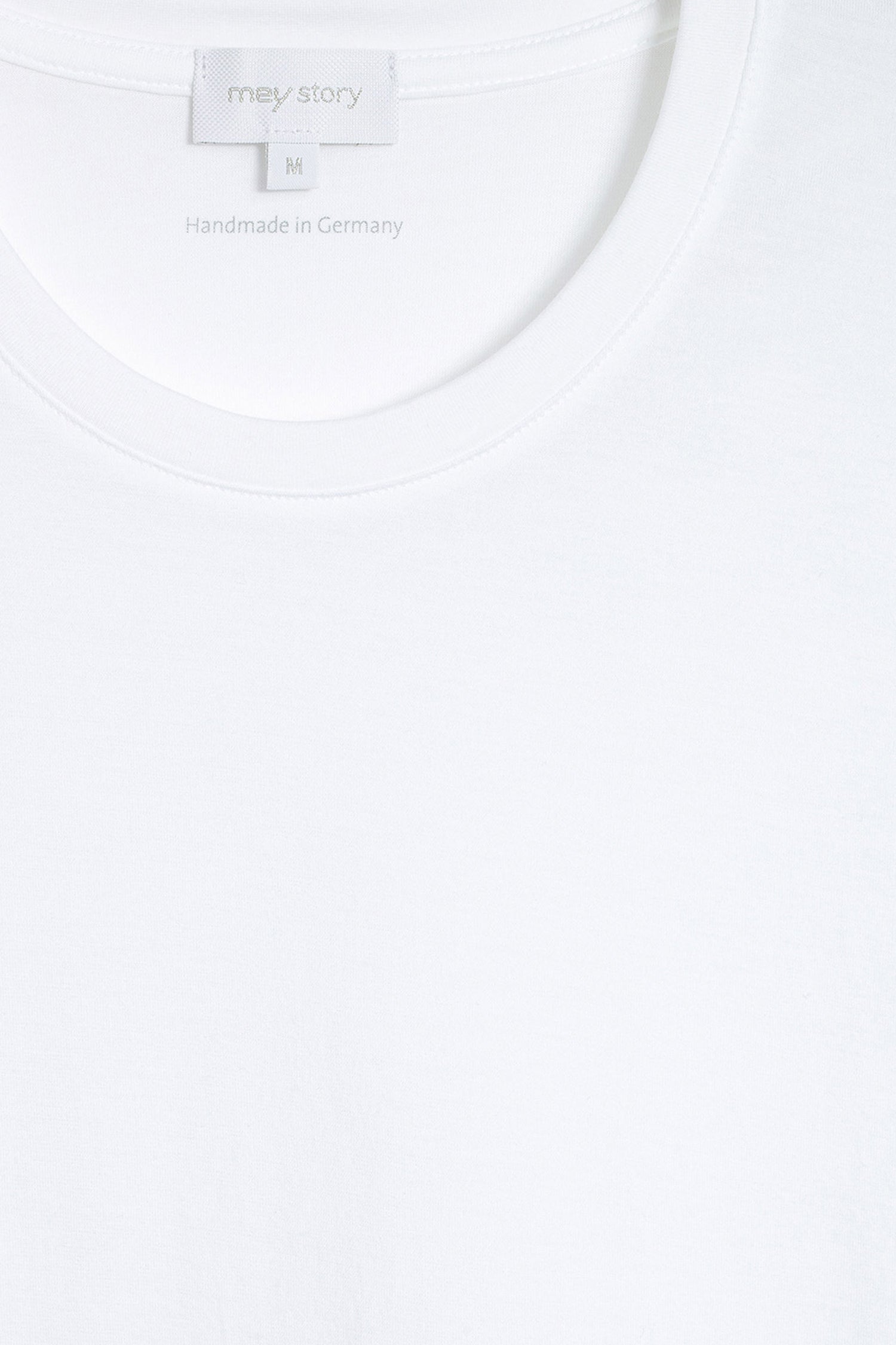 MEY STORY | Long Sleeve Pure Cotton T-Shirt | White