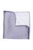 CANALI | Pink Silk Pocket Square | Silver